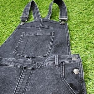 Joe Fresh Black and Gray Garment Overalls
